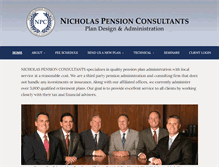 Tablet Screenshot of nicholaspension.com